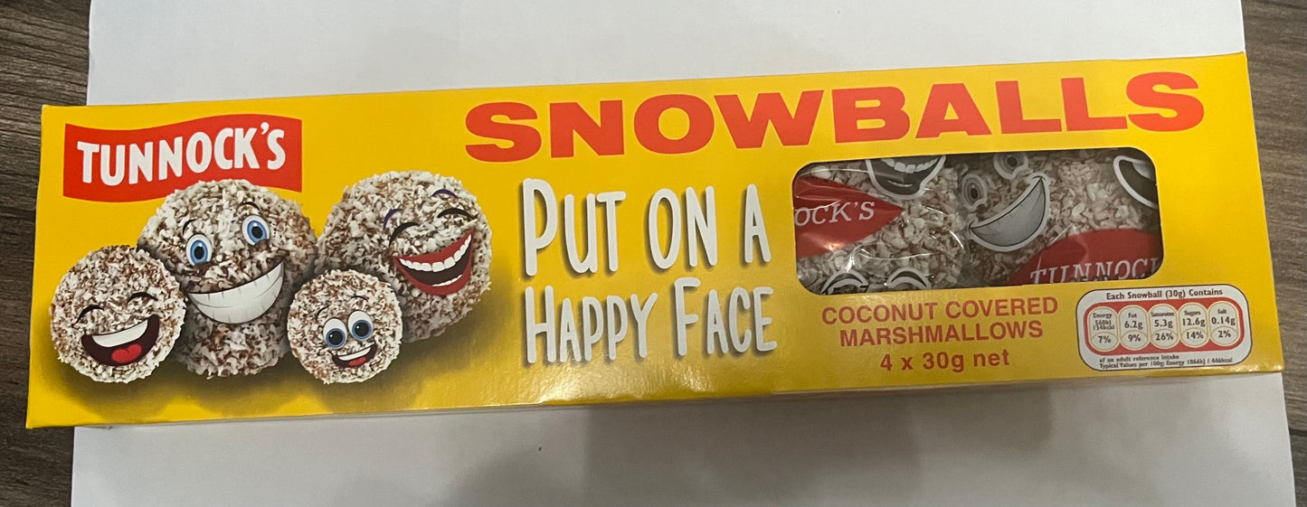 Tunnocks Snowballs 4 Pack